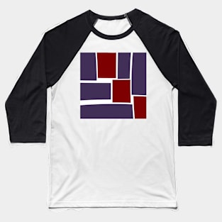 3 red, 5 purple Baseball T-Shirt